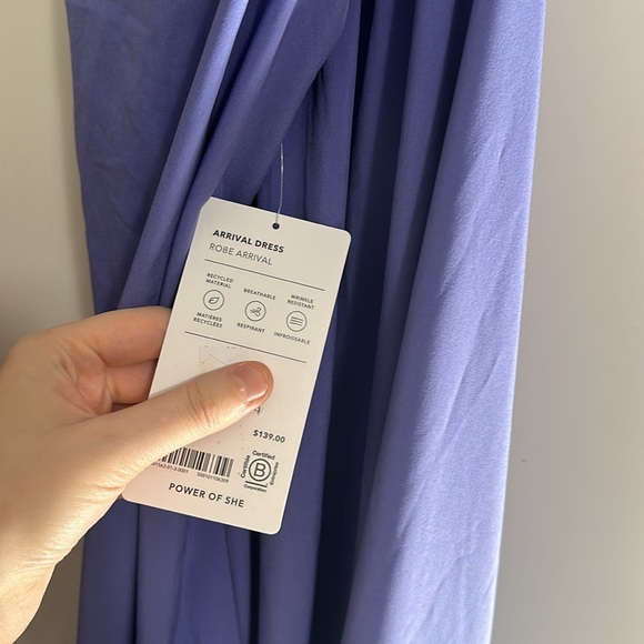 3/$150 NWT Athleta Arrival Dress Purple XS - Picture 6 of 6